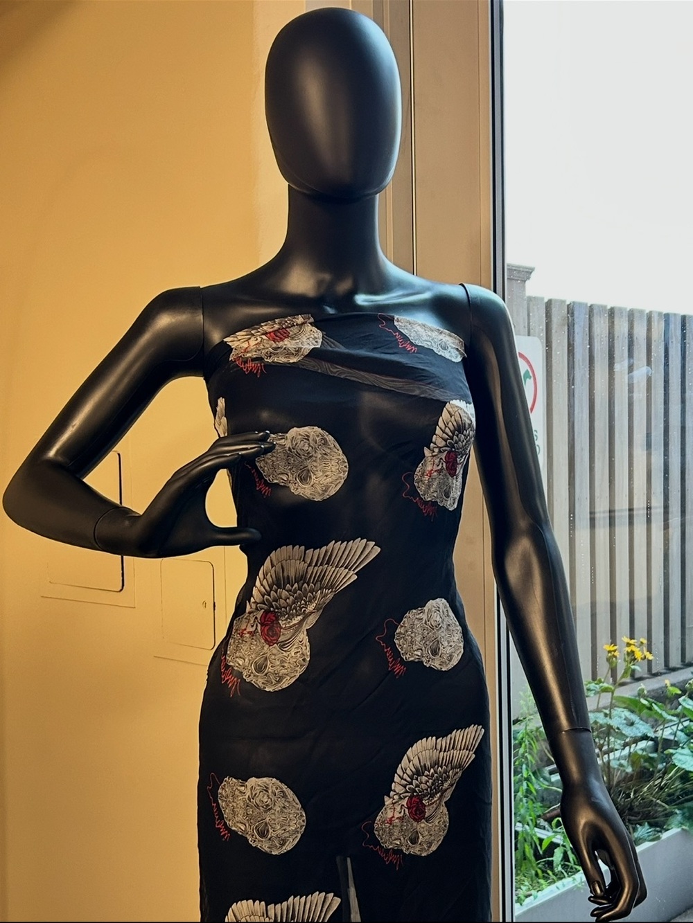 Alexander McQueen Vintage • Silk scarf (accessories not included)